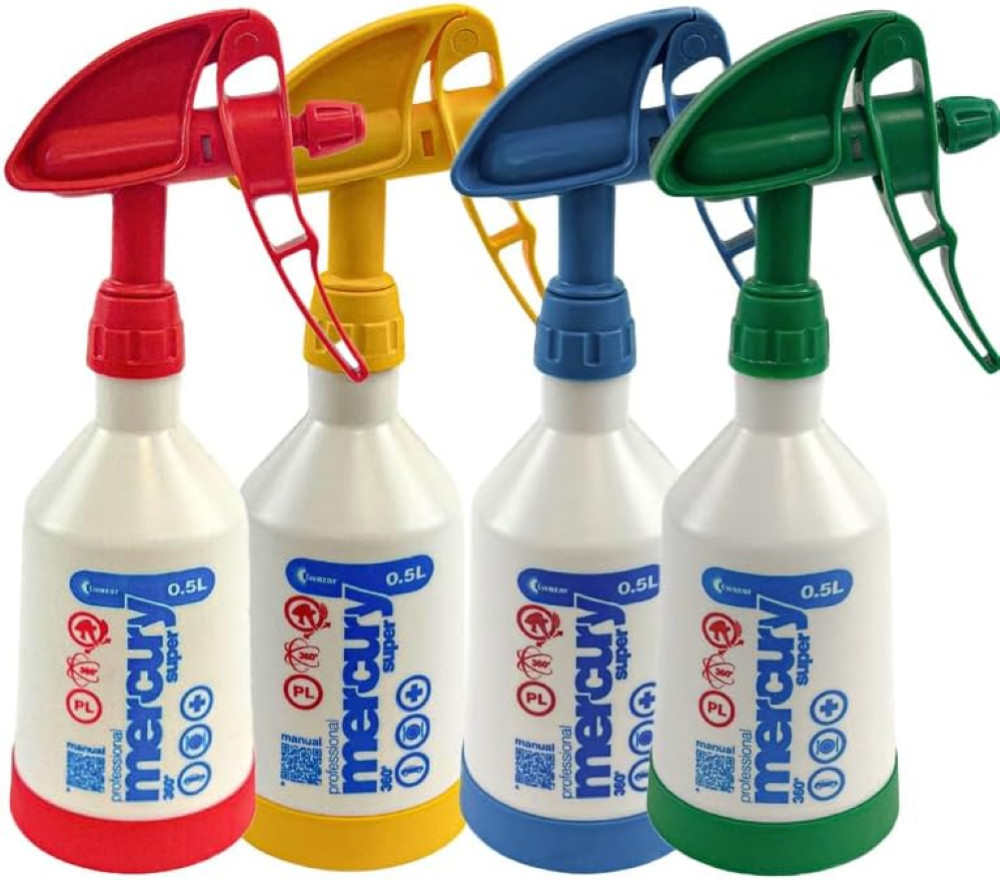 Kwazar Mercury Pro Set 4: Spruzzatore Doppia Azione 360° Professionale