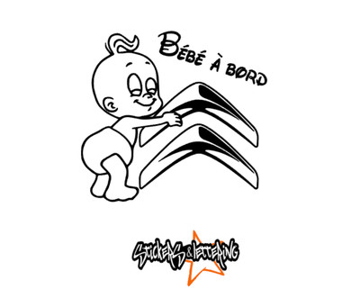 Bebe Puericulture Mickey Minnie Bebe Voiture Auto P014 Sticker Autocollant Enfants A Bord Autres