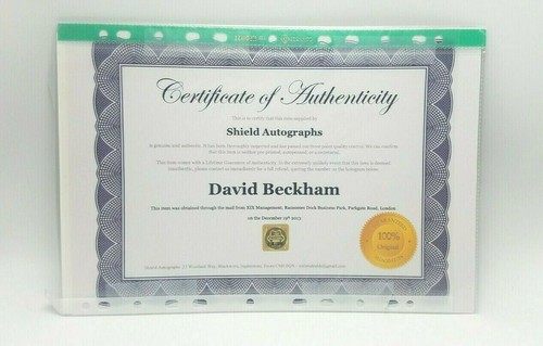 David Beckham Signed Photo with Certificate of Authenticity - Picture 4 of 8