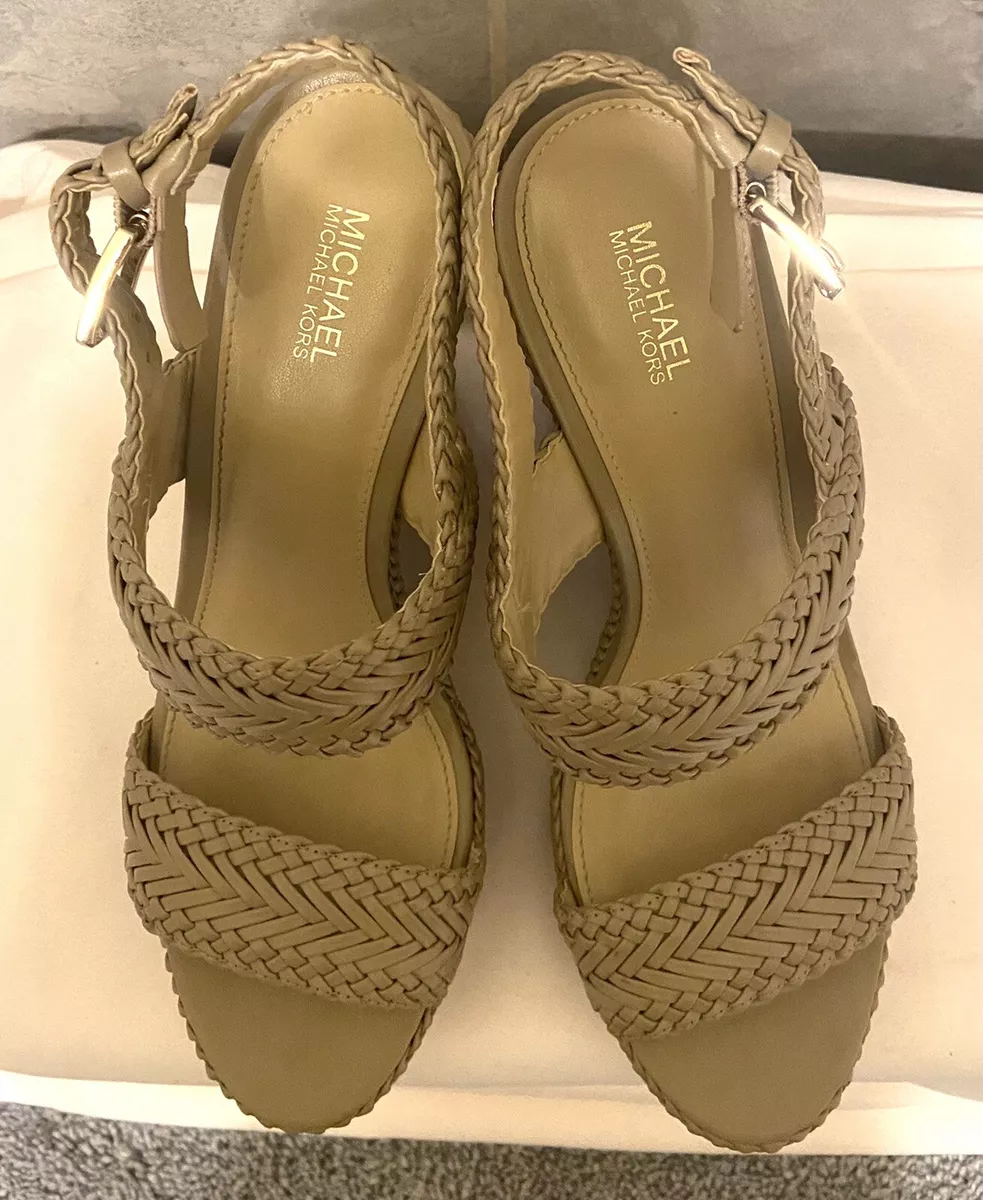 Michael Kors Juniper Espadrille Wedge Sandal 7.5 eBay