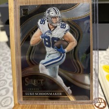 Luke Schoonmaker 2023 NFL Panini Select Base Club Level Rookie RC #238 Cowboys