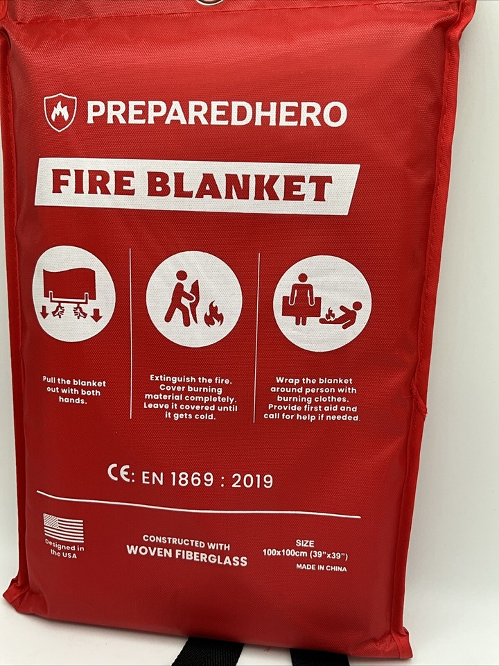 Prepared Hero Emergency Fire Blanket eBay
