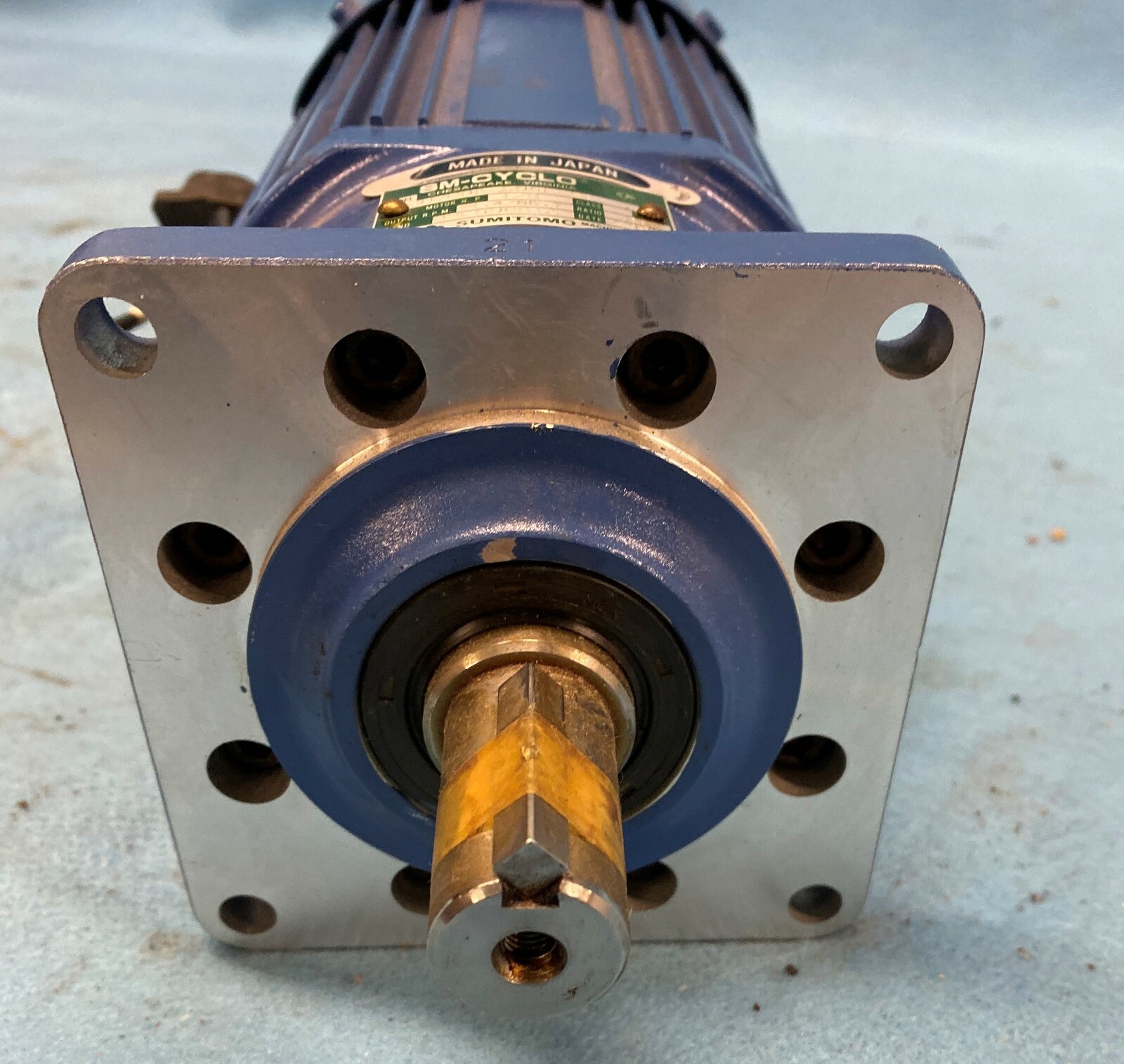 SM CYCLO CNVM05-5085-21 INDUCTION MOTOR 1/2HP, RATIO 21:0, 1410-1730 RPM, 4P