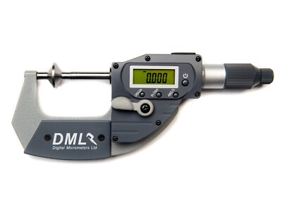 DML 0-25mm 1'' Zoll Digital Schnappscheiben Mikrometer IP65 Wasserdicht Außen