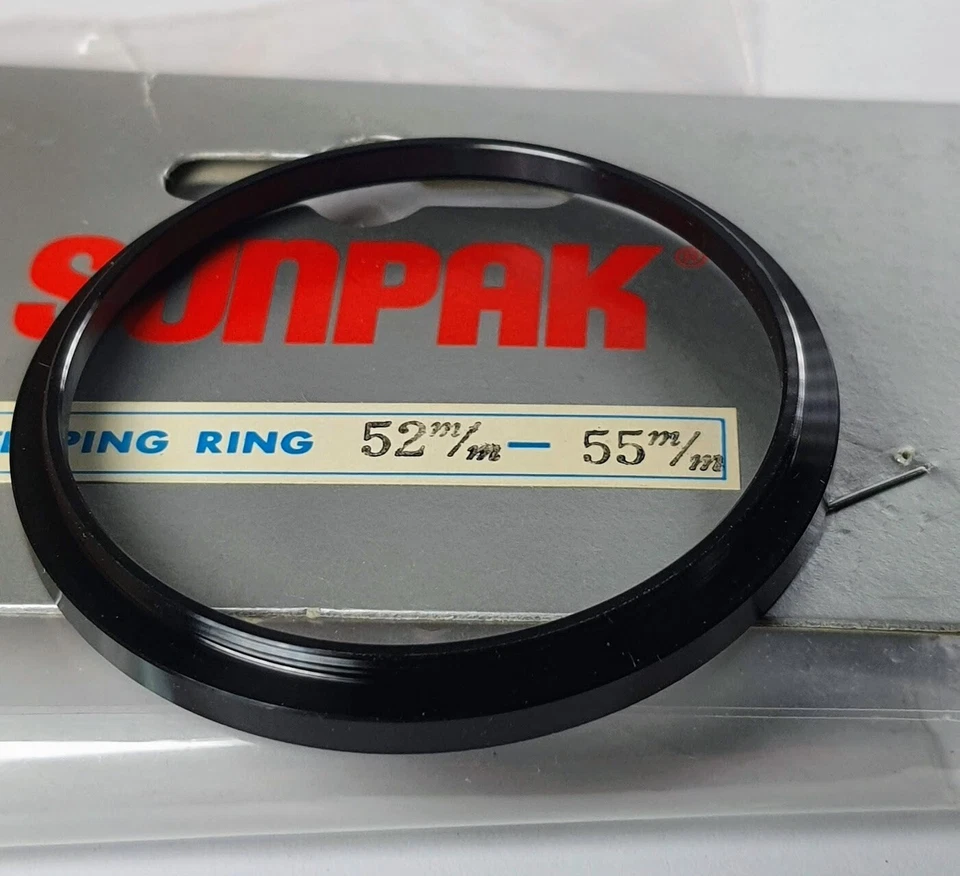 52-55mm Metal Step Up Adapter Ring 52mm Lens to 55mm Filter Converter E52-E55 - Image 4 of 4