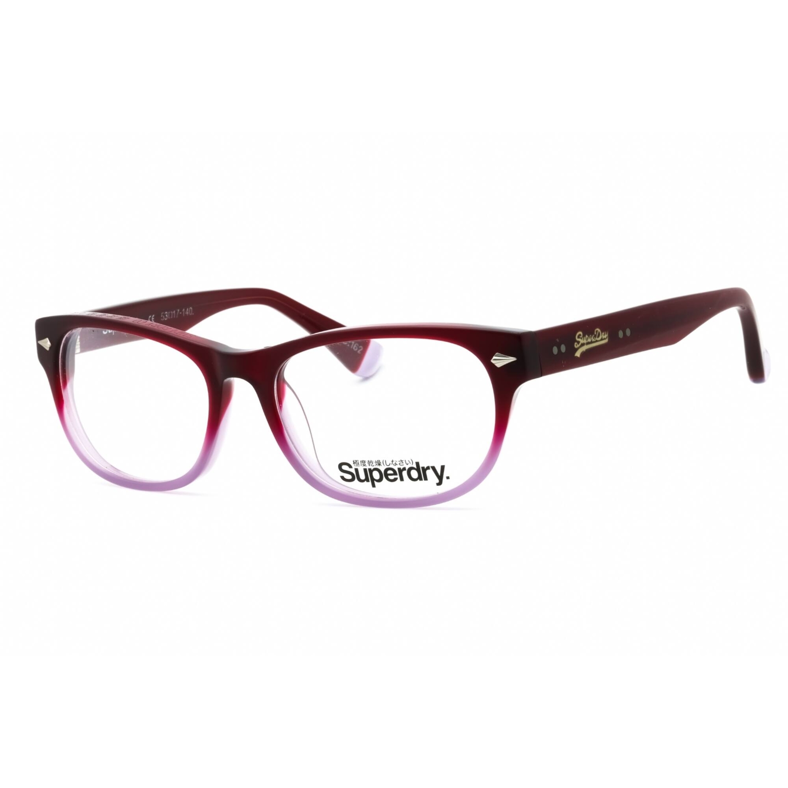 Очки унисекс Superdry в бордовойфиолетовой пластиковой оправе Cat Eye SDO-OSAKA 162 6590₽