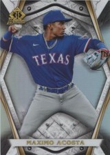 2022 Bowman #BI-7 Maximo Acosta Bowman Invicta Texas Rangers Refractor