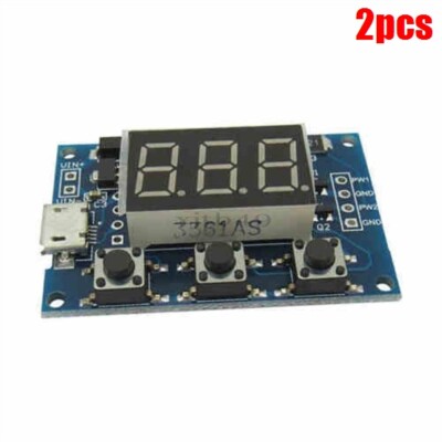 2Pcs Adjustable Duty Cycle Pulse 2 Channel Frequency Module Pwm Generator Ic zg