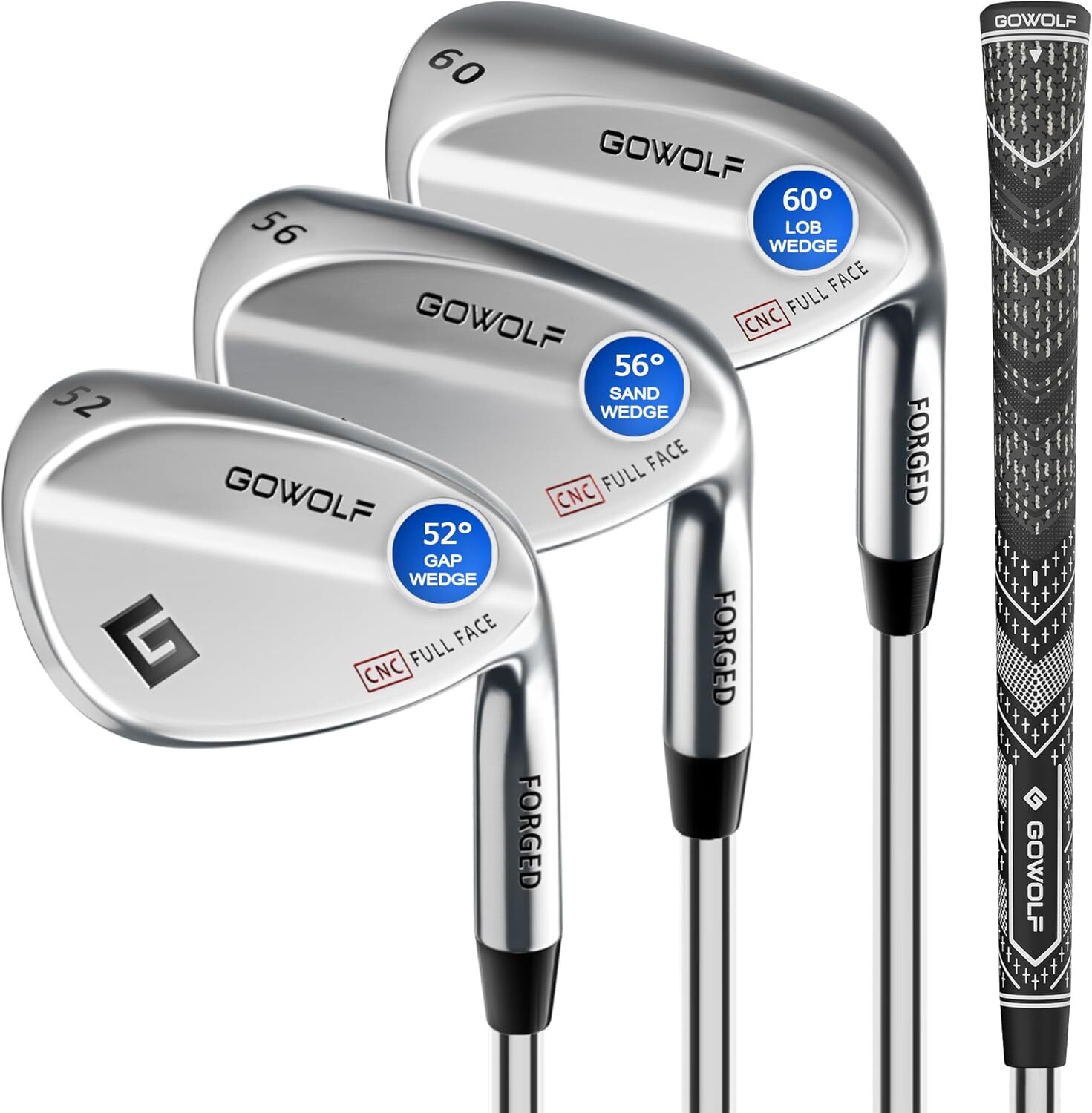 Wedges Premium Full Face Gap Wedge Golf Club 52/56/60 Degree