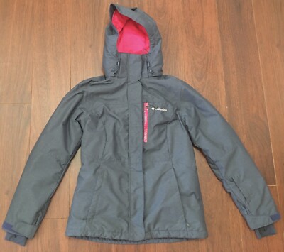 Columbia Omni Heat Womens Gray Pink Omni Tech Insulated Winter