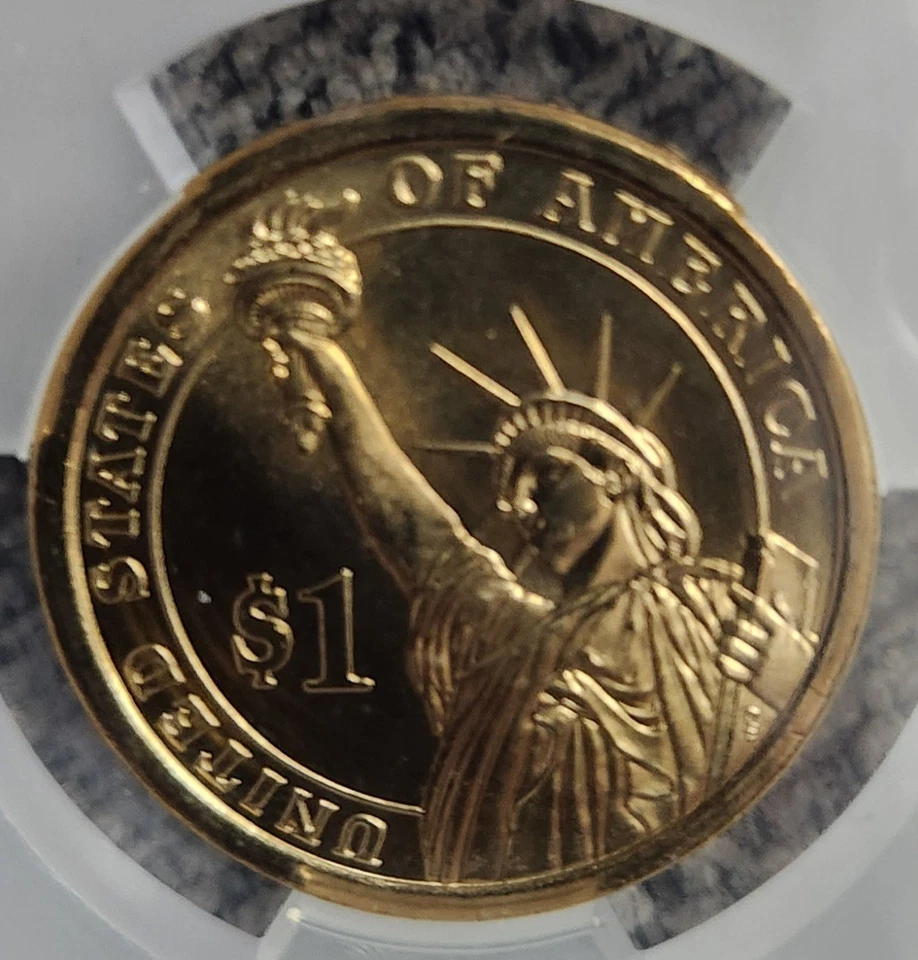 2008 P James Monroe Presidential Dollar ICG MS67 Type 2 Edge Lettering $1 - Image 4 of 4