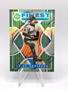1995 Topps Finest Baseball Refractor Brian Anderson #12