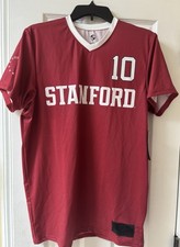 Stanford Cardinal Davidson #10 Soccer Jersey Red ProSphere Size Small NWT