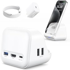 8-in-1 USB-C Dock with Phone Stand and 4K HDMI