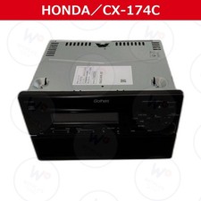 Honda Genuine Gathers Cx-174c Car Cd Player Front Aux 1din Case Working Japan