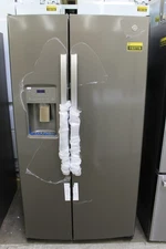 GE GSS25GMPES 36" Slate 25.3 Cu. Ft. Side By Side Refrigerator NOB #153778