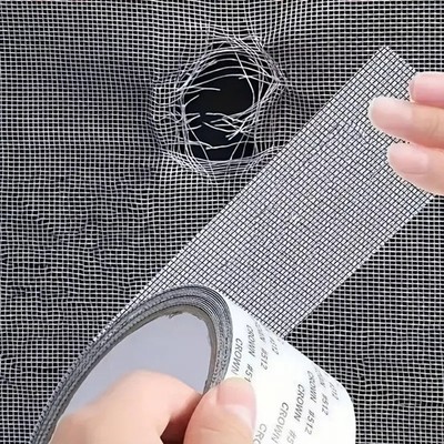Waterproof Window Screen Repair Tape   Self-Adhesive Mesh Patch, Anti-Mosquito