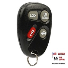 Car Key Fob Keyless Entry Remote fits 2001-2005 Chevy Impala Monte 1-Pack Black