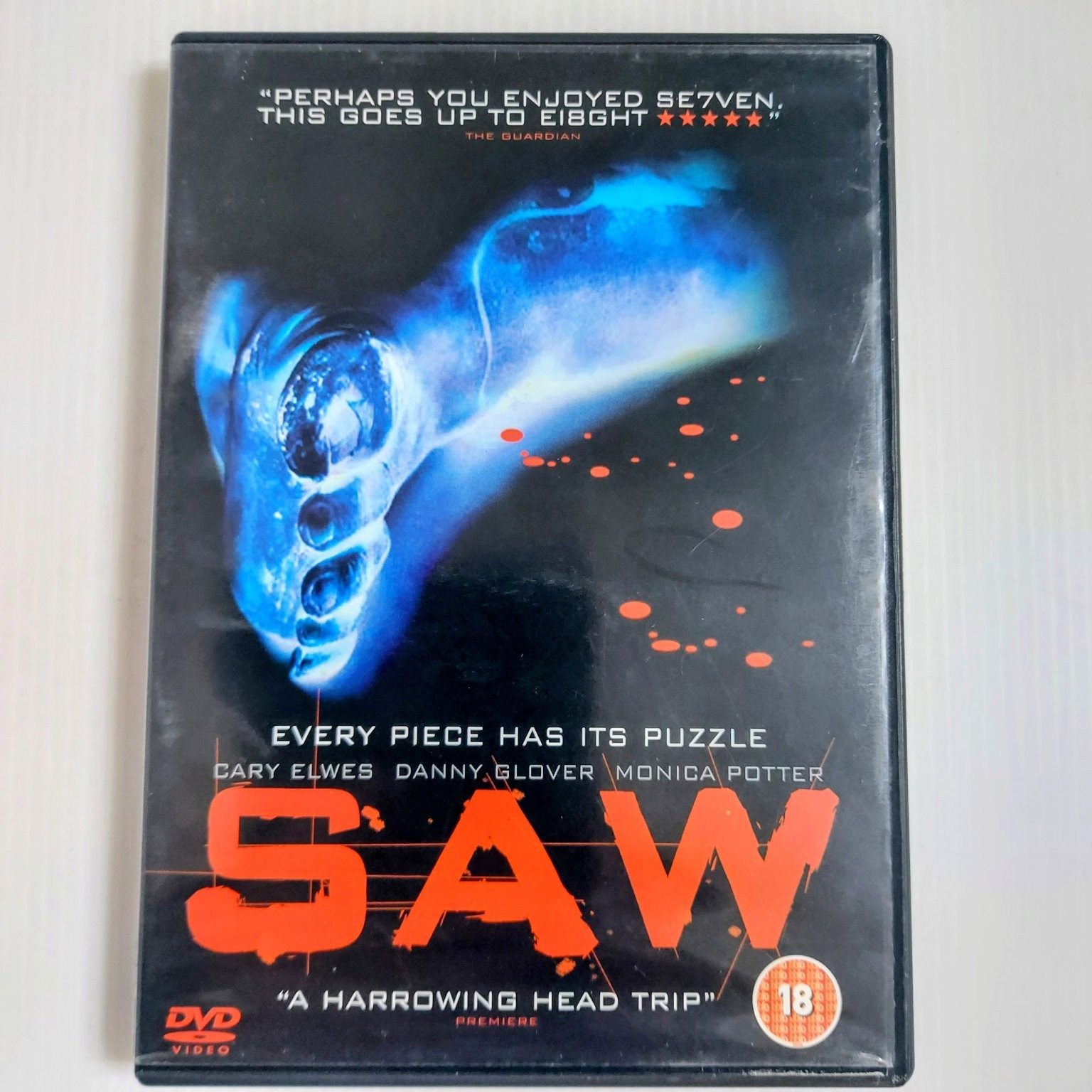 Saw DVD 2004 Cary Elwes Danny Glover James Wan Directors Commentary