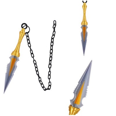 Mortal Kombat 2 Scorpion Cosplay Chain Bayonet Dagger Prop Halloween Accessories