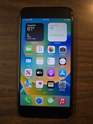 Apple iPhone 8 Plus - 256 GB - Space Gray (Unlocked)