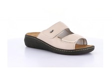 CE0779 GRUNLAND WOMEN'S ICE SLIPPER REMOVABLE FOOTBED 2 RIPS