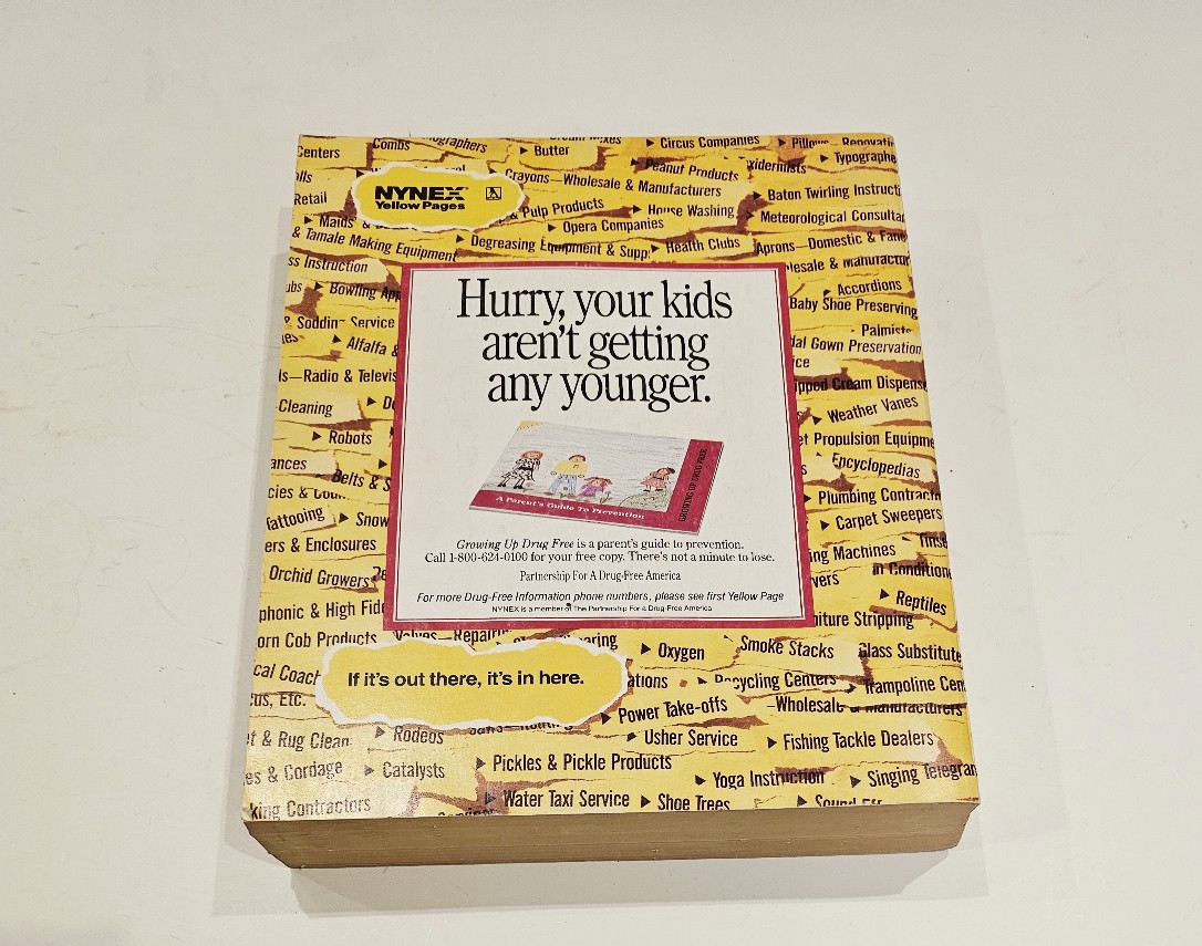 1991 BRONX NY TELEPHONE DIRECTORY PHONE BOOK WHITE & YELLOW PAGES