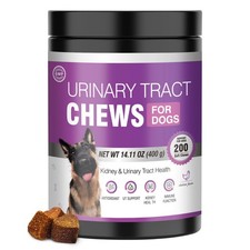 Dog Uti Treatment Cranberry Supplement for Dogs 200 Chews Urinary Tract Medic...