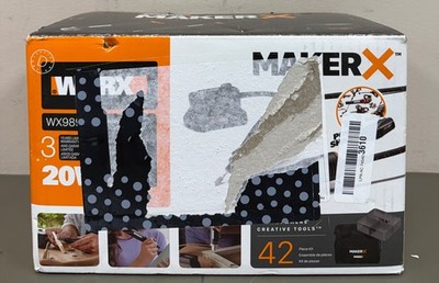 WORX MakerX Variable 20-volt Max Crafting Cordless Rotary Tool Kit (Battery & Ch