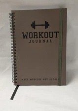 Workout Journal Tracker Notebook Reps Gym Exercises