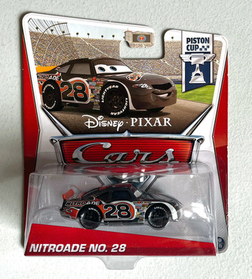 Disney Pixar Cars 2012 Nitroade No 28 Piston Cup  1:55 Diecast New