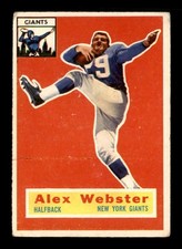 1956 Topps #5 Alex Webster RC VG X3710532
