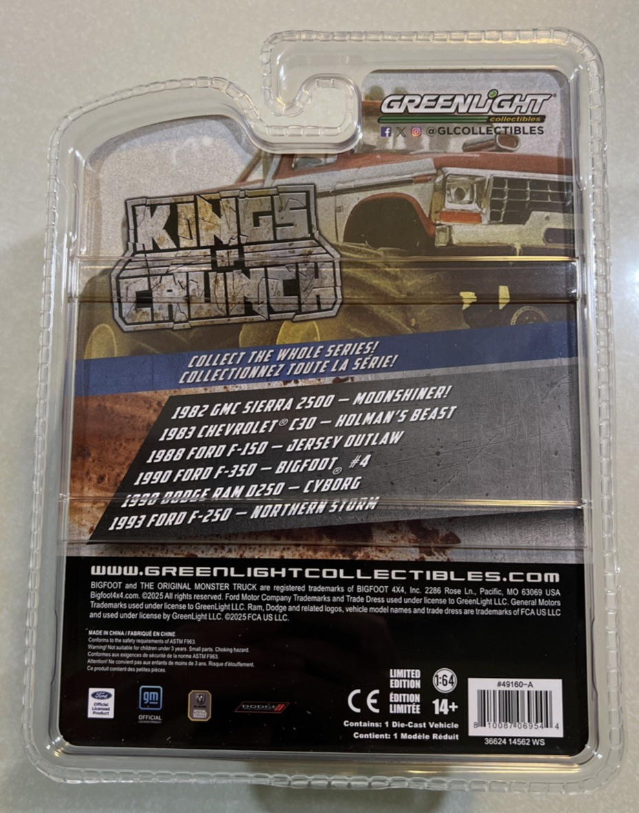 NEW 2025 Kings of Crunch 1982 GMC Sierra 2500 - Moonshiner Walmart