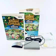 Animal Crossing City Folk (Nintendo Wii, 2008) Big Box w/ Wii Speak - SHIPS FREE