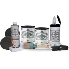 ALL-IN-ONE Paint 2 Quart Cabinet Paint Bundle - Iron Gate