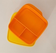Tupperware Eco+ Pausen-Box 550 ml Brotzeit Lunch-Box clevere Pause gelb orange