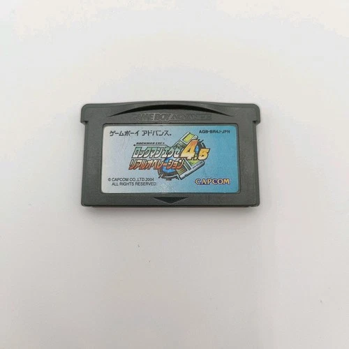 CAPCOM Rockman EXE 4.5 Real Operation GBA Game Card Used Authentic Rare