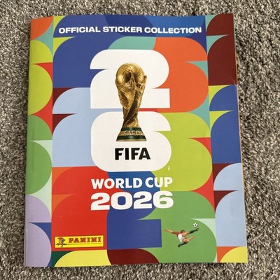 2026 PANINI FIFA WORLD CUP STICKER ALBUM - nur Album, 6 Sticker innen