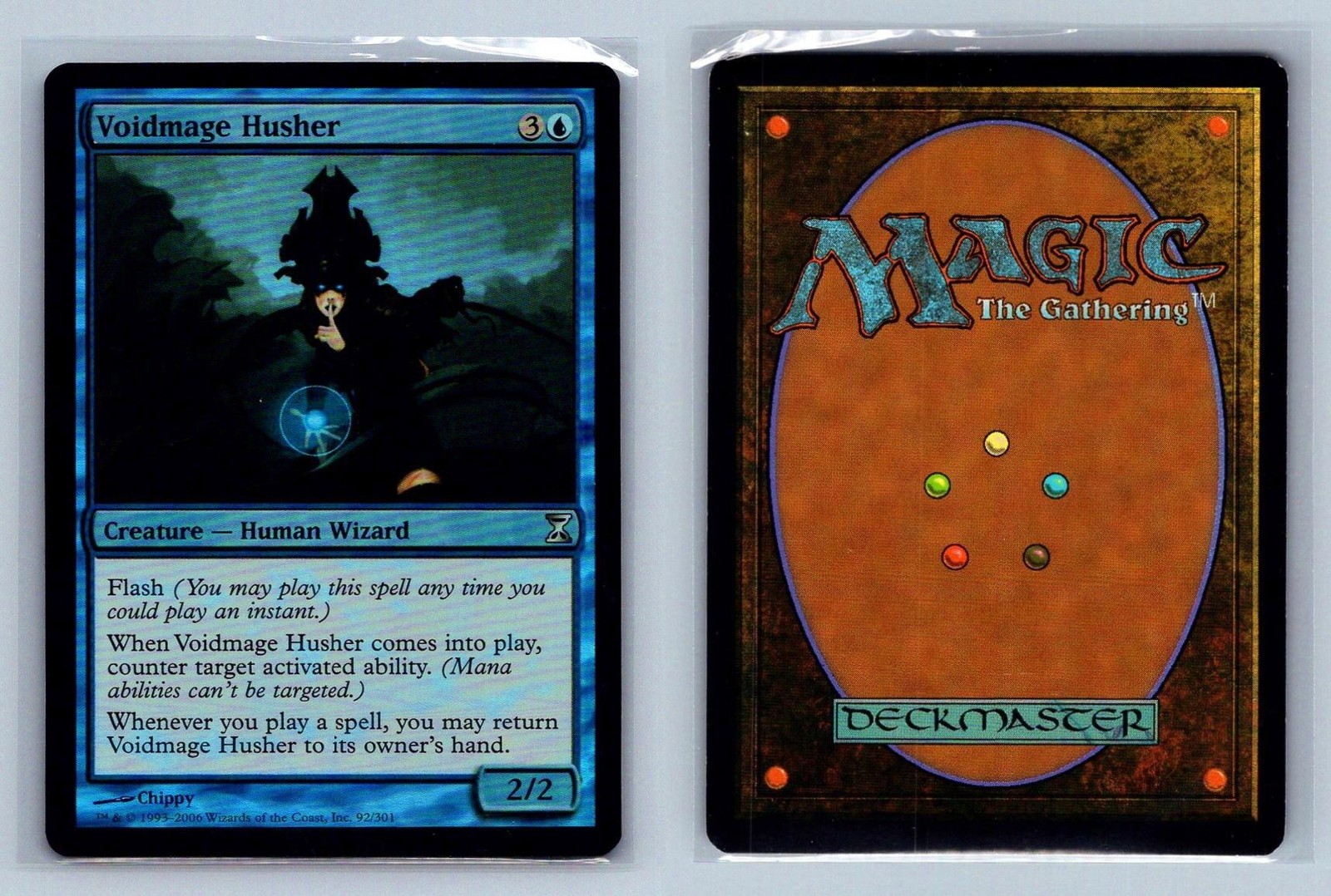 Voidmage Husher #92 Foil Time Spiral Magic: The Gathering MTG - LP