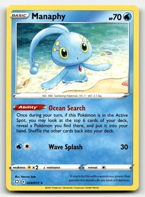 Manaphy Shining Fates 24/72