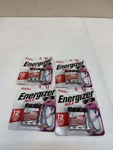 Energizer Max AAA Alkaline Long Lasting Batteries 4 Packs of 4 Ea Exp 12/2036 - Picture 2 of 2