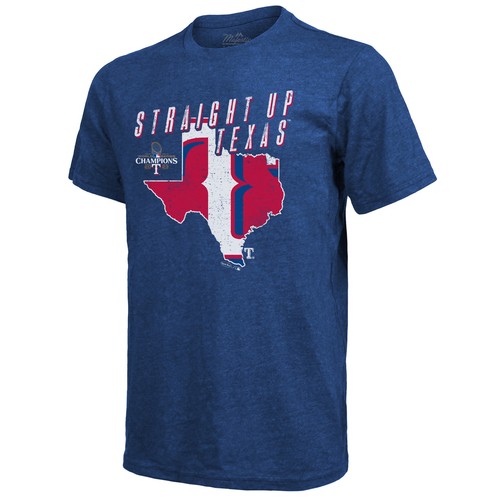 Men's Majestic Threads Royal Texas Rangers 2023 World Series Champions Local - Afbeelding 2 van 3