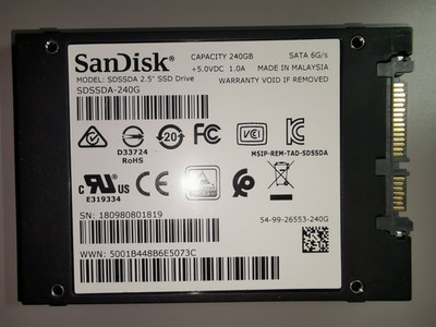 Samsung 850 Pro, EVO 860,  Micron, Kingston, SanDisk 240gb - 256gb Sata SSD