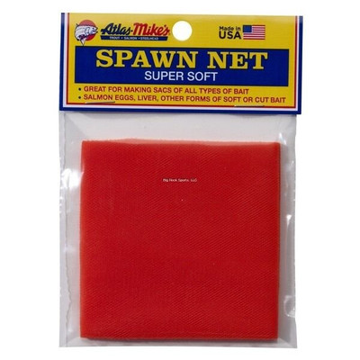 Atlas-Mike's Spawn Net 4'' x 4'' Squares Orange 50 Sqs/Pk 55063