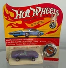VINTAGE 1968 REDLINE HOT WHEELS HK PURPLE CORVETTE IN OPENED BLISTER M/NM
