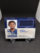 Malik Willis 2022 Rookies & Stars Freshman Orientation RPA /75 Auto RC Autograph
