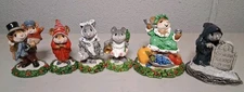 WEE FOREST FOLK A CHRISTMAS CAROL 6-Figurines.SEE ALL PICTURES 