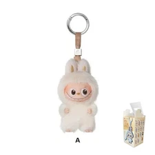 POP MART Labubu V4 The Monsters Pin For Love Alphabet Plush Pendant - Letter A