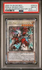 RCIELA, SINISTER SOUL OF THE WHITE FORST INFO-EN039 PSA 8 QCR 1st YuGiOh