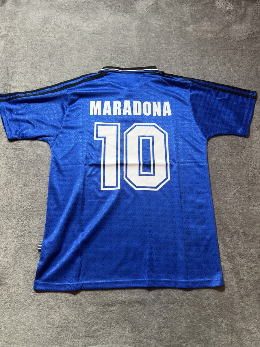Iconic Maradona #10 Argentina 1994 World Cup Rare Away Soccer